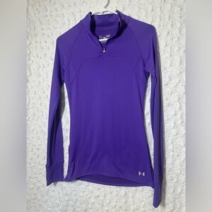 Under Armour Women's Vibrant Purple Long Sleeve Tee